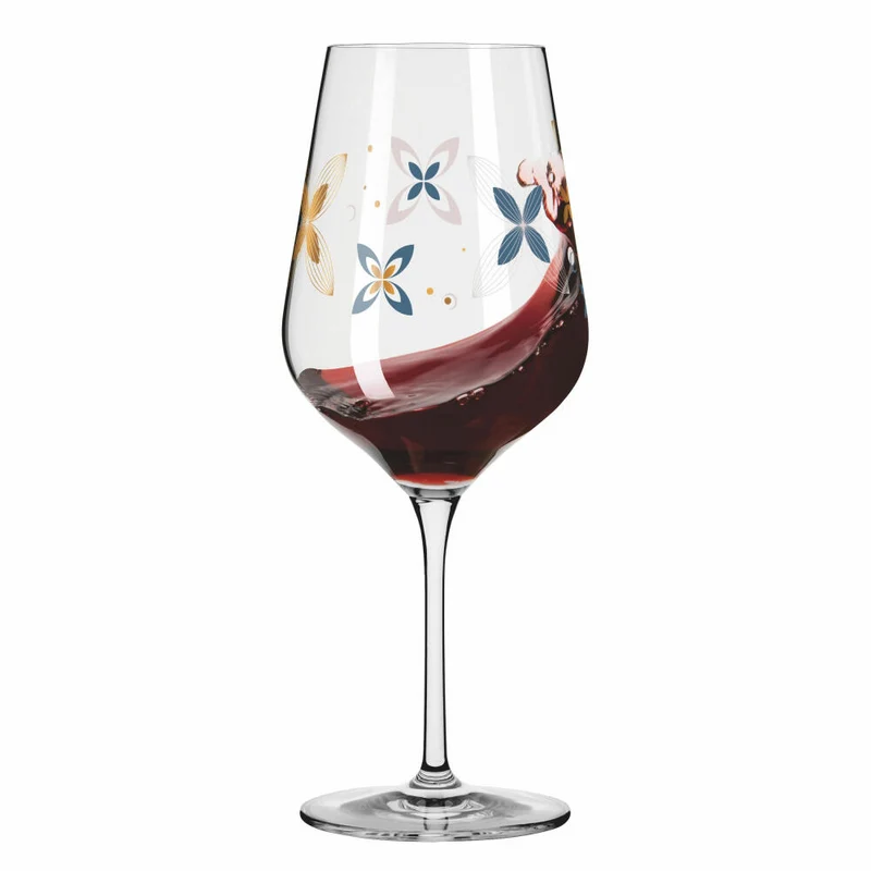 Ritzenhoff Rotweinglas Herzkristall 009, Carolin Oliveira, Kristallglas, 570 ml, 3001009