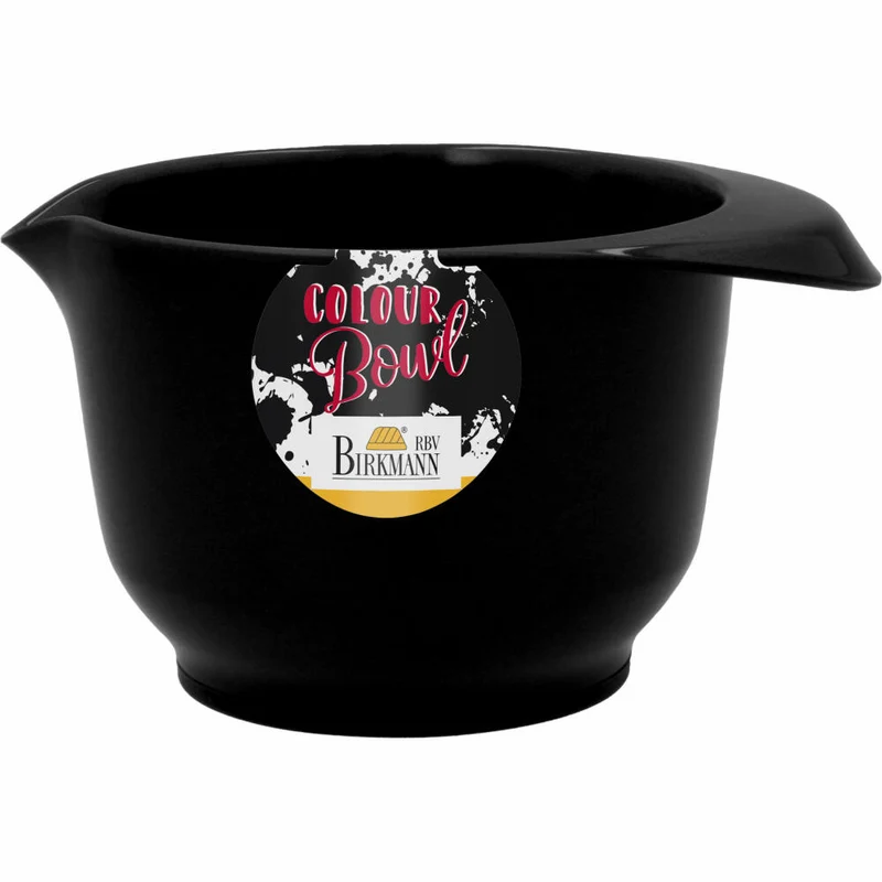 Birkmann Colour Bowl Rühr- und Servierschüssel, Rührschüssel, Schüssel, Melaminharz, Schwarz, 500 ml, 708891