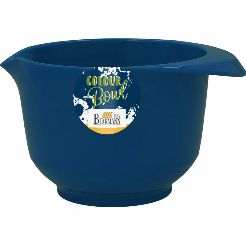 Birkmann Colour Bowl Rühr- und Servierschüssel, Rührschüssel, Schüssel, Melaminharz, Dunkelblau, 750 ml, 708921