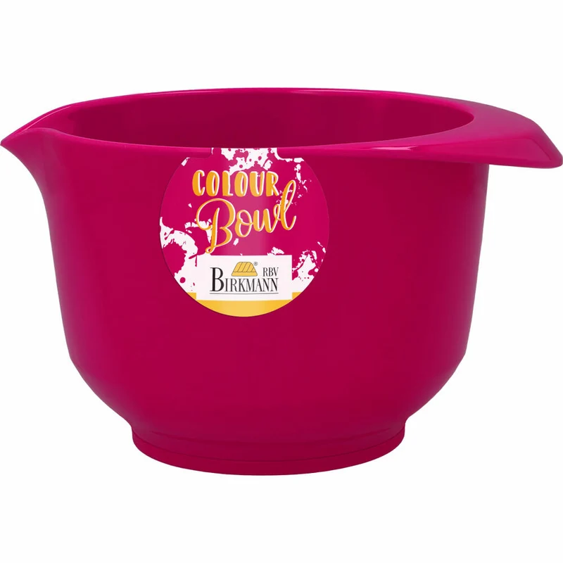 Birkmann Colour Bowl Rühr- und Servierschüssel, Rührschüssel, Schüssel, Melaminharz, Granita, 1 L, 708969