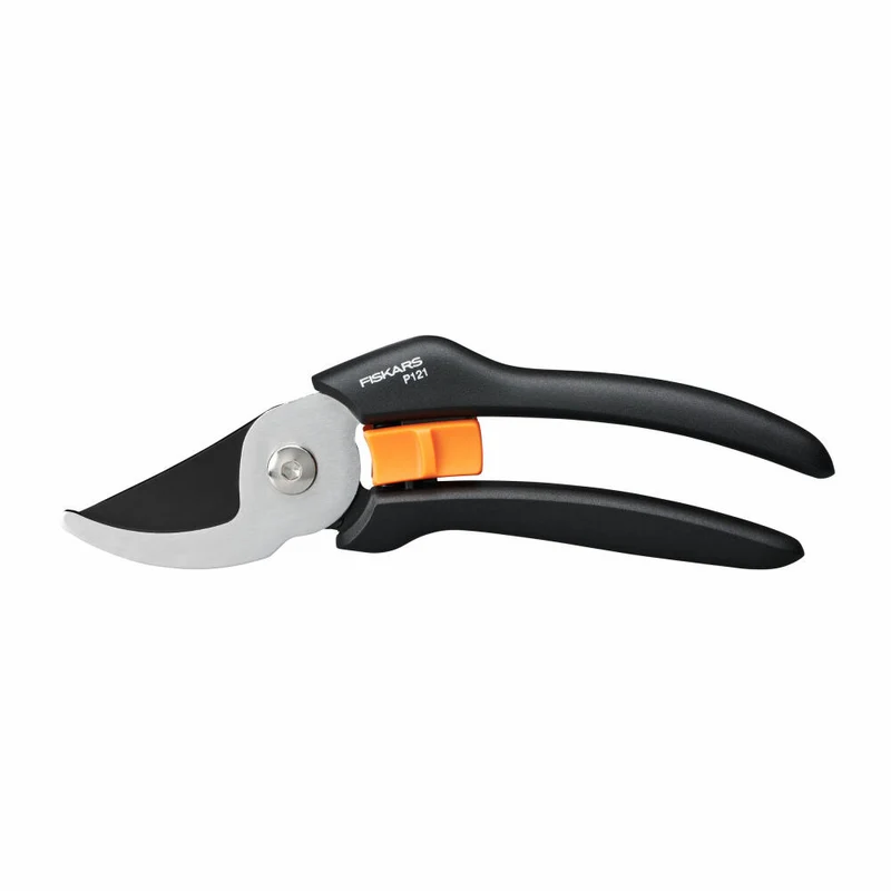 Fiskars Solid Bypass-Gartenschere P121, Bypassschere, Zweigschere, 1057160