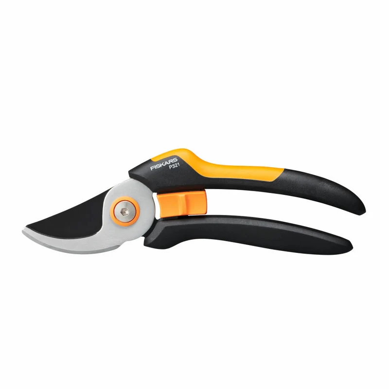 Fiskars Solid M Bypass-Gartenschere P321, Bypassschere, Zweigschere, 1057162