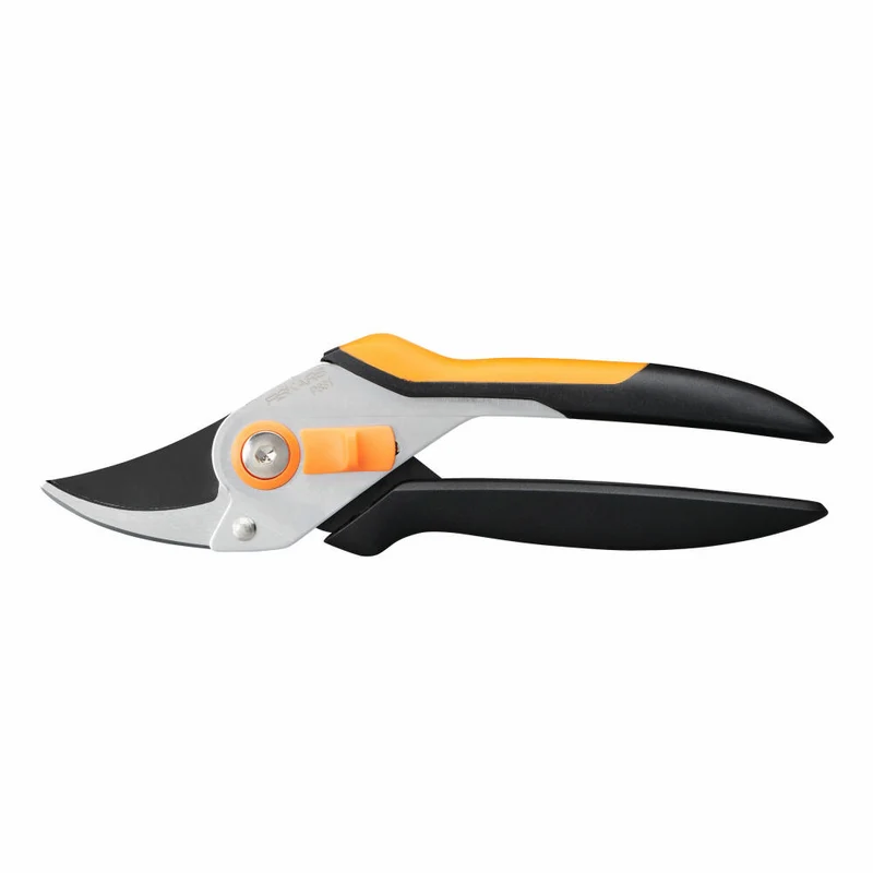 Fiskars Solid Metall Bypass Gartenschere P331, Bypassschere, Zweigschere, 1057163