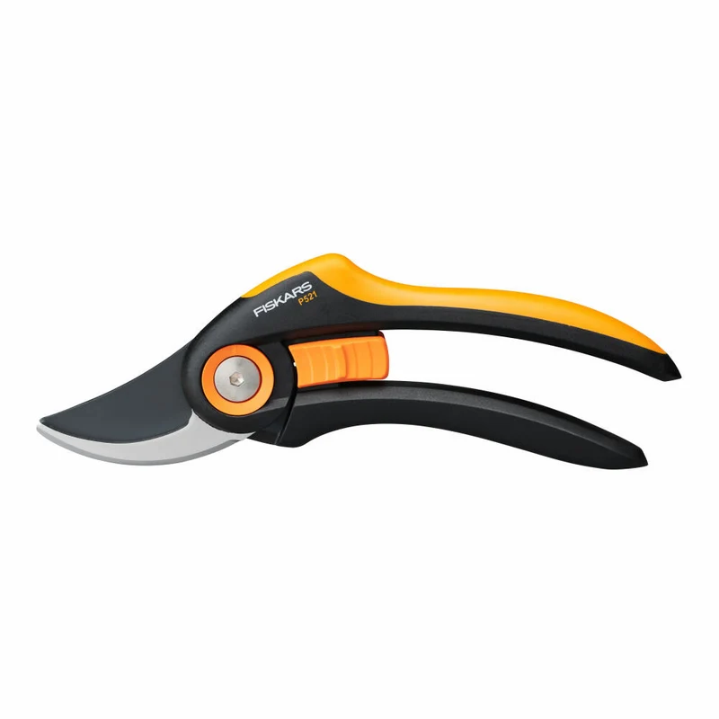 Fiskars Plus Bypass-Gartenschere P521, Bypassschere, FiberComp, 1057167