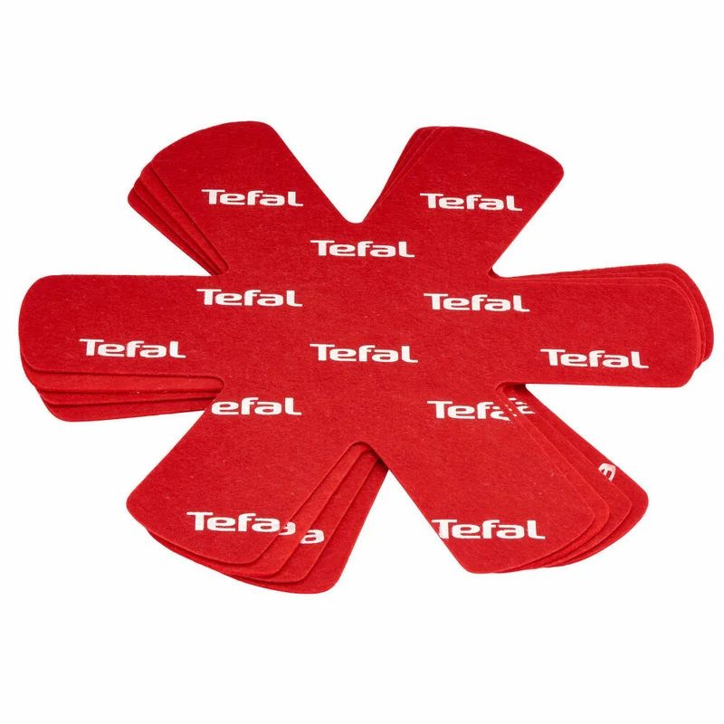 Tefal Ingenio Filzschoner, 4er Set, Topfschoner, Pfannenschoner, Wollfilz, 38 cm, K22030
