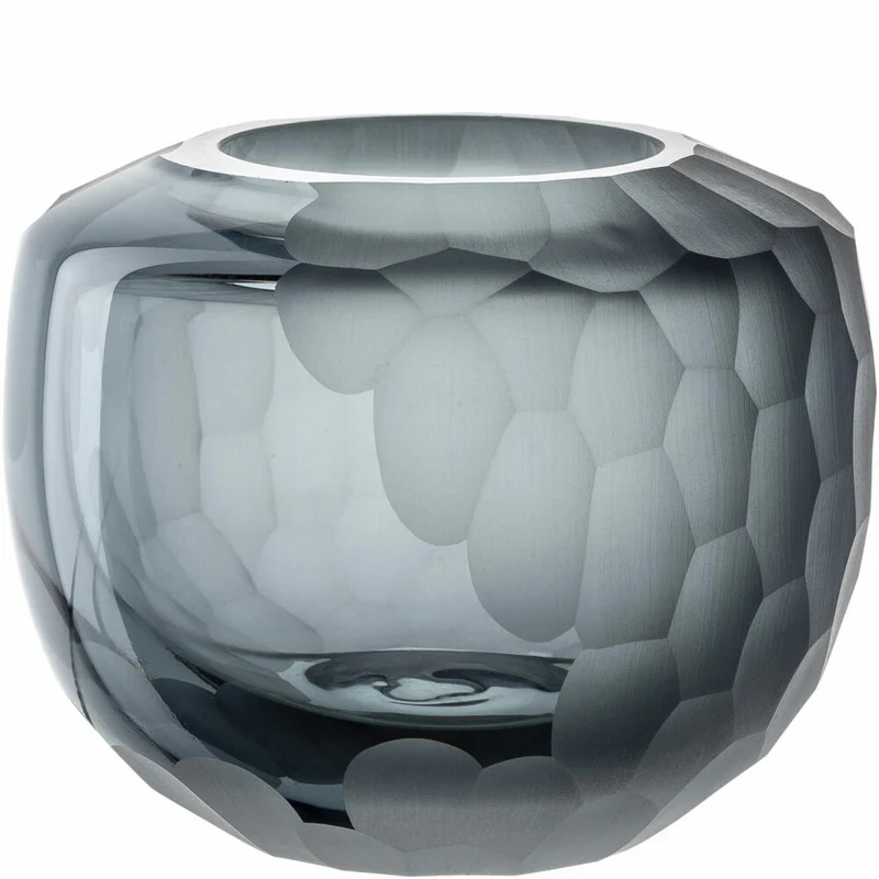 Leonardo Vase Bellagio, Blumenvase, Dekovase, Glas, Anthrazit, 9 cm, 036444