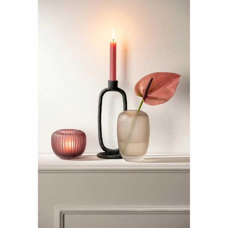 Leonardo Vase Bellagio, Blumenvase, Dekovase, Glas, Beige, 15.5 cm, 036447