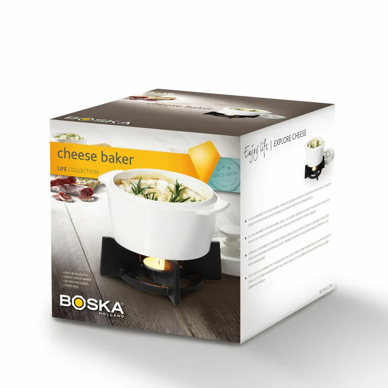 Boska Cheese Baker, Käse, Küchenhelfer, Käsezubehör, Schmelzkäse, 15.4 cm, 340033