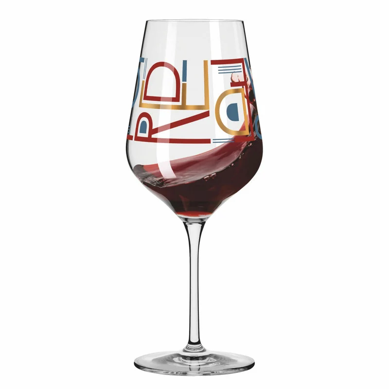 Ritzenhoff Rotweinglas Herzkristall 010, Christine Kordes, Kristallglas, 570 ml, 3001010