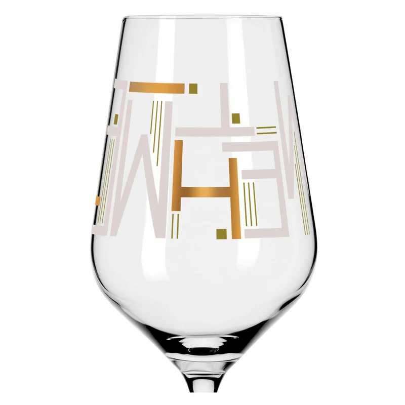 Ritzenhoff Weißweinglas Herzkristall 010, Chistine Kordes, Kristallglas, 380 ml, 3011010