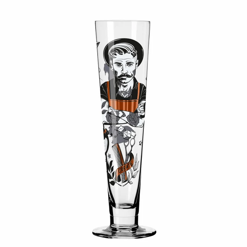 Ritzenhoff Bierglas Heldenfest 009, Werner Bohr, Kristallglas, 385 ml, 1011009
