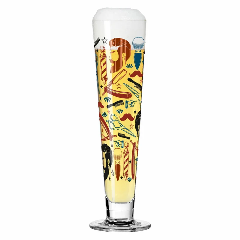 Ritzenhoff Bierglas Heldenfest 011, Rebecca Buss, Kristallglas, 385 ml, 1011011