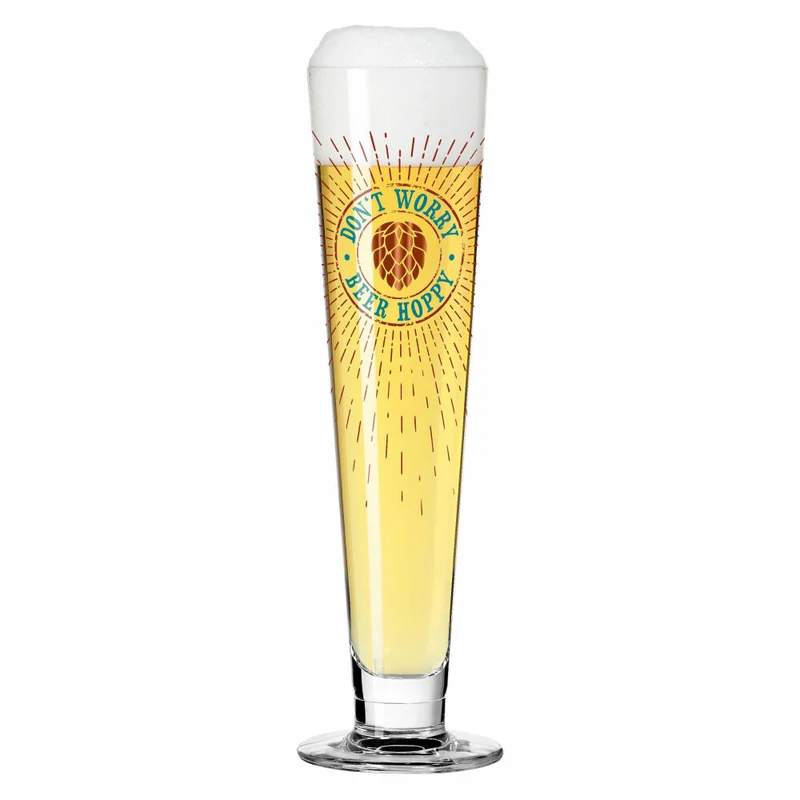Ritzenhoff Bierglas Heldenfest 012, Rebecca Buss, Kristallglas, 385 ml, 1011012