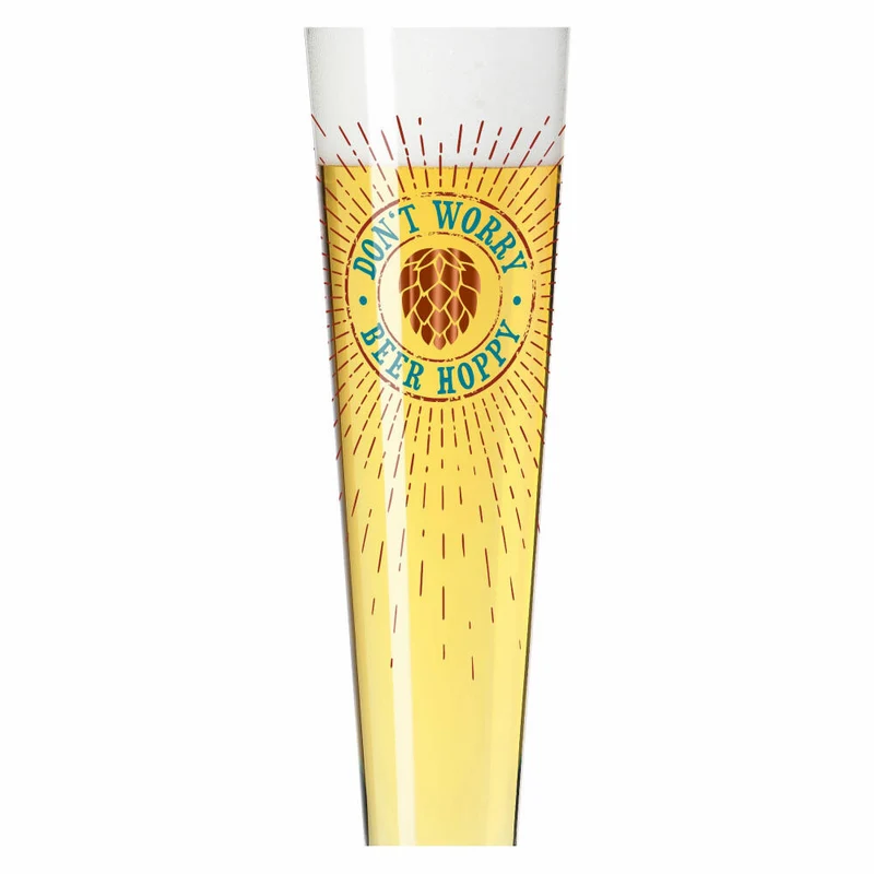 Ritzenhoff Bierglas Heldenfest 012, Rebecca Buss, Kristallglas, 385 ml, 1011012