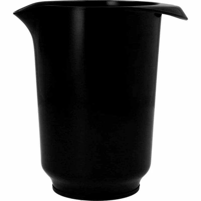 Birkmann Colour Bowl Rühr- und Servierbecher, Rührbecher, Rührschüssel, Rühr Becher, Melaminharz, Schwarz, 1 L, 709362