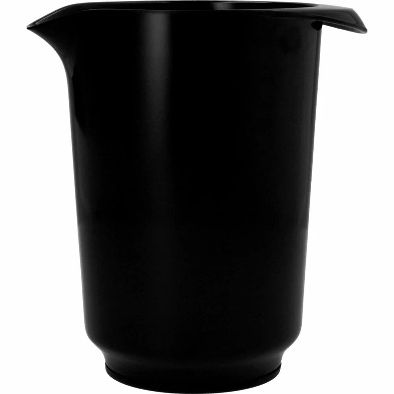 Birkmann Colour Bowl Rühr- und Servierbecher, Rührbecher, Rührschüssel, Rühr Becher, Melaminharz, Schwarz, 1.5 L, 709379