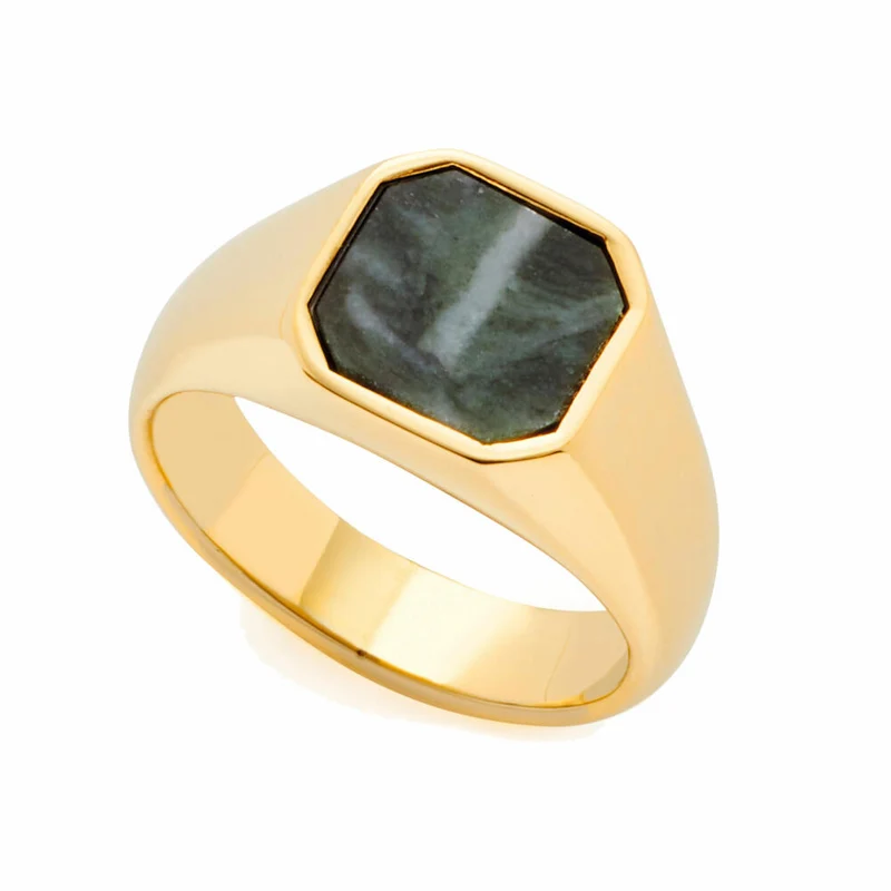 Leonardo Jewels Ring Lira, Fingerring, Schmuck, Edelstahl, Anthrazit, Größe 19, 022175