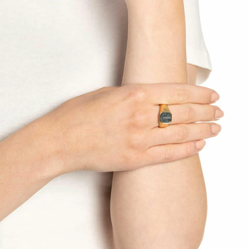 Leonardo Jewels Ring Lira, Fingerring, Schmuck, Edelstahl, Anthrazit, Größe 19, 022175