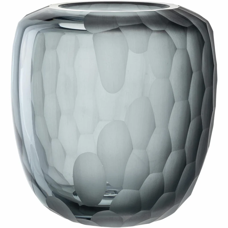 Leonardo Vase Bellagio, Blumenvase, Dekovase, Glas, Anthrazit, 17.5 cm, 036450