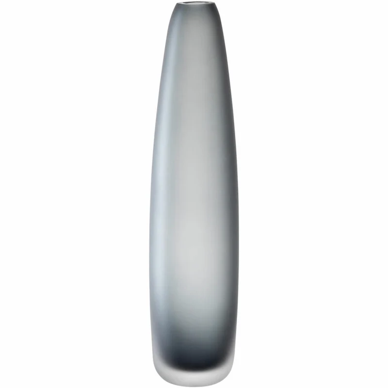 Leonardo Vase Bellagio, Blumenvase, Dekovase, Glas, Anthrazit, 45 cm, 036453