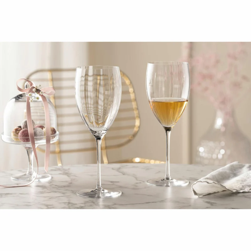 Leonardo Weißweinglas Poesia, Weißwein Glas, Weinglas, Kristallglas, Klar, 450 ml, 069164