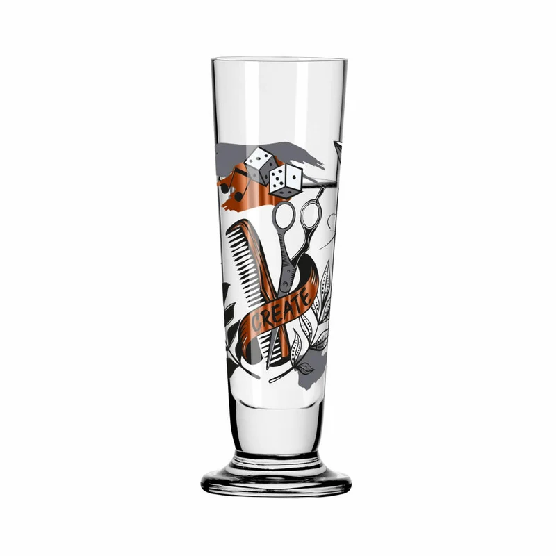 Ritzenhoff Schnapsglas Heldenfest 009, Werner Bohr, Kristallglas, 52 ml, 1061009
