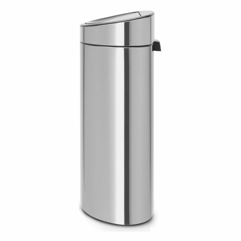 Brabantia Mülleimer Touch Bin New, Abfalleimer, Müllbehälter, Matt Steel, 40 L, 114823