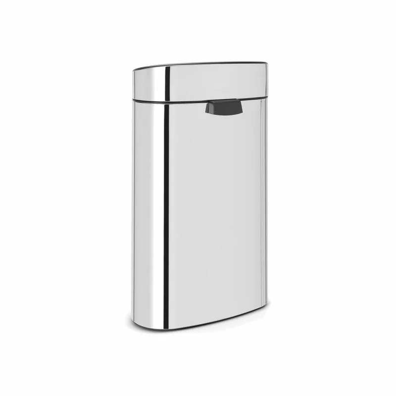 Brabantia Mülleimer Touch Bin New, Abfalleimer, Müllbehälter, Stahl, Brilliant Steel, 40 L, 112881