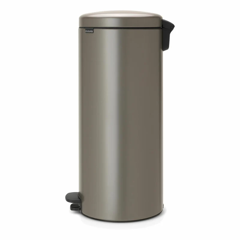 Brabantia Treteimer NewIcon, Mülleimer, Abfalleimer, Abfallbehälter, Platinum, 30 L, 114441