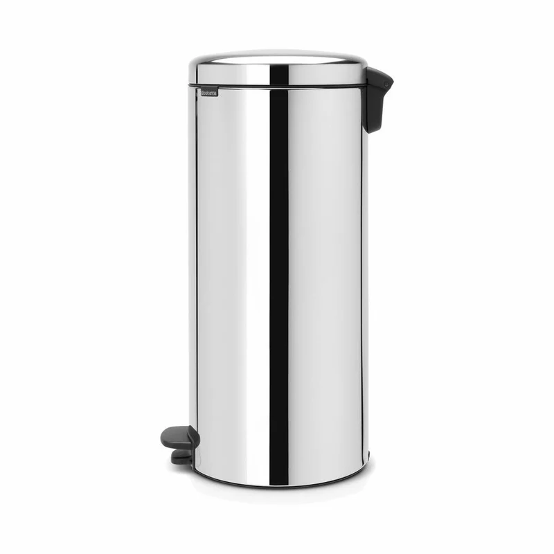 Brabantia Treteimer NewIcon, Mülleimer, Abfalleimer, Abfallbehälter, Brilliant Steel, 30 L, 114366