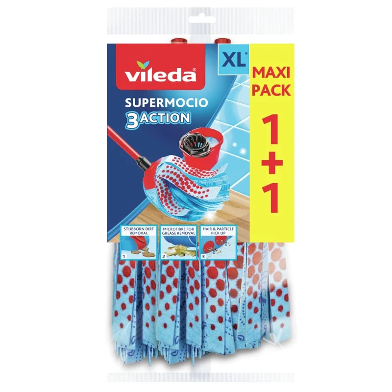 Vileda SuperMocio 3xAction Velour Wischmopp
