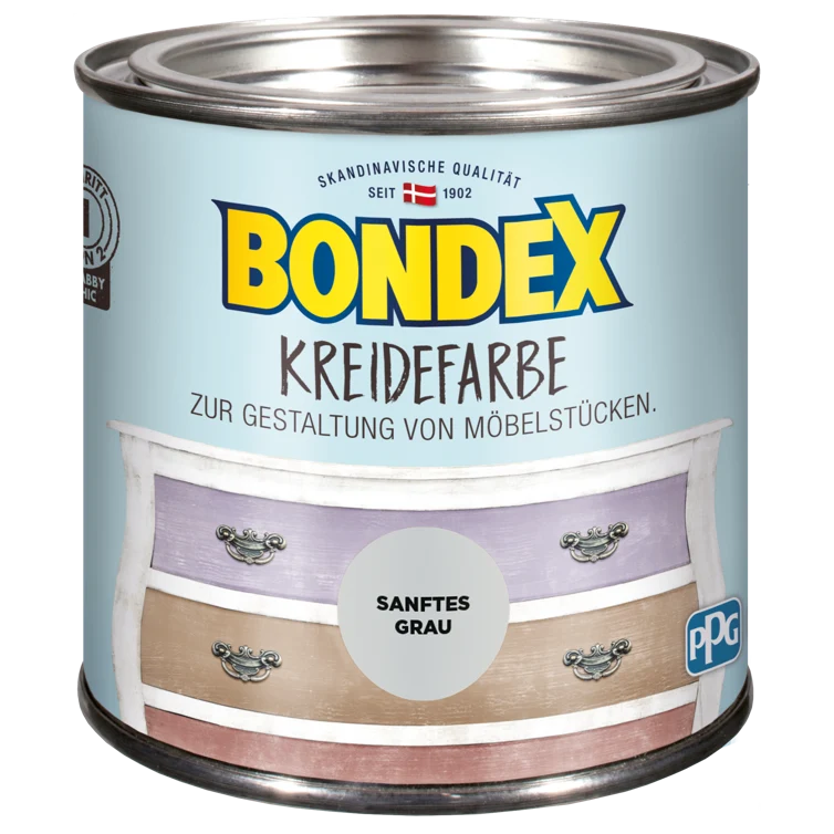 bondex kreidefarbe sanftes grau 0,5l