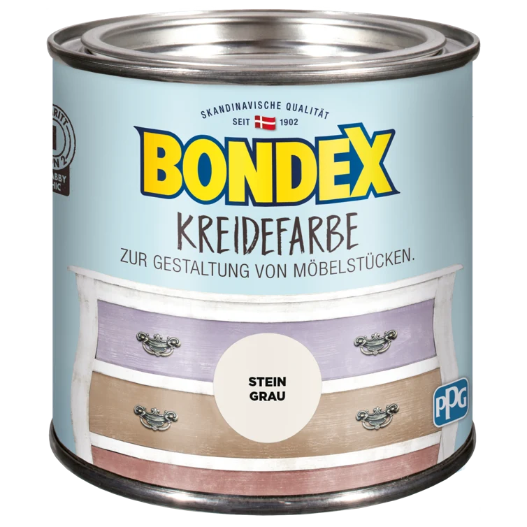 bondex kreidefarbe steingrau 0,5l
