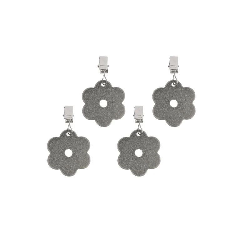 tischtuchbeschwerer blumen inox,