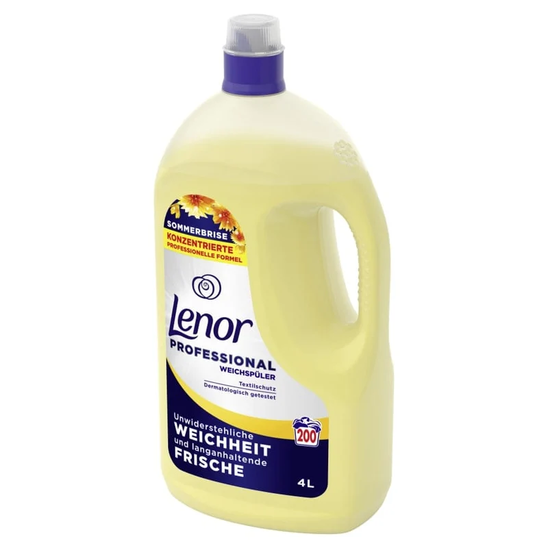 Lenor Professional Weichspüler Sommerbrise, 4 l (200 WL)