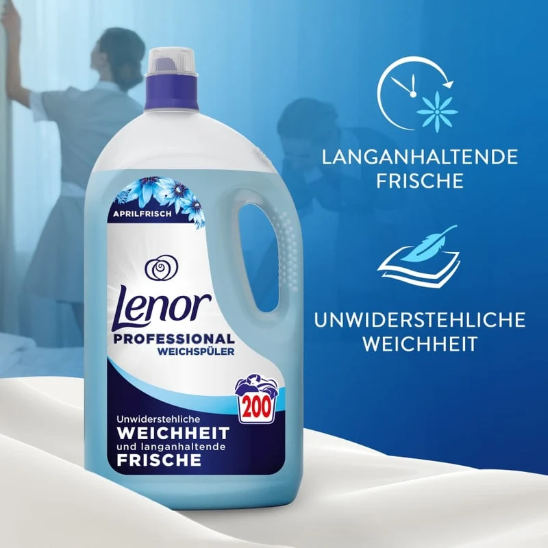 Lenor Professional Weichspüler Aprilfrisch, 4 l (200 WL)
