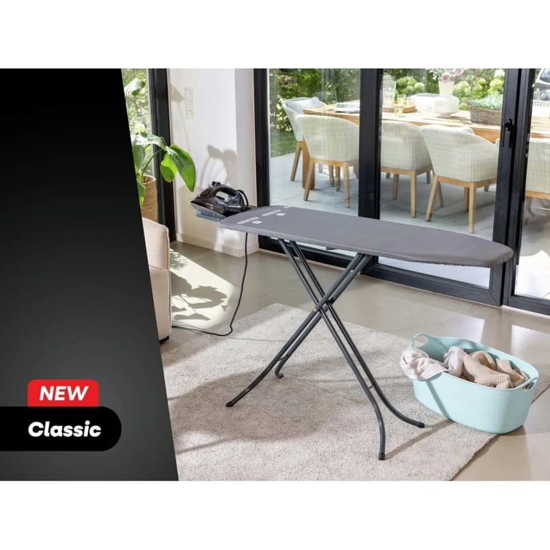 LEIFHEIT Classic M Black Bügelbrett, verstellbar