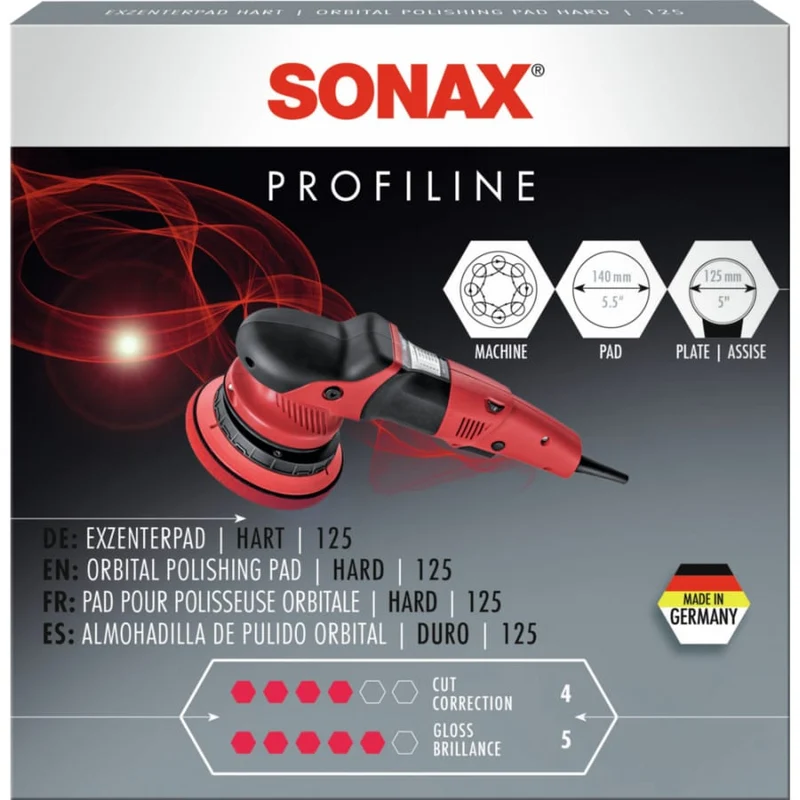 SONAX ExzenterPad hart 125 mm