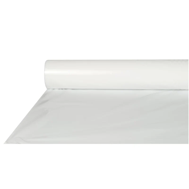 Papstar Tischdecke, Folie, weiß, 50 m x 80 cm