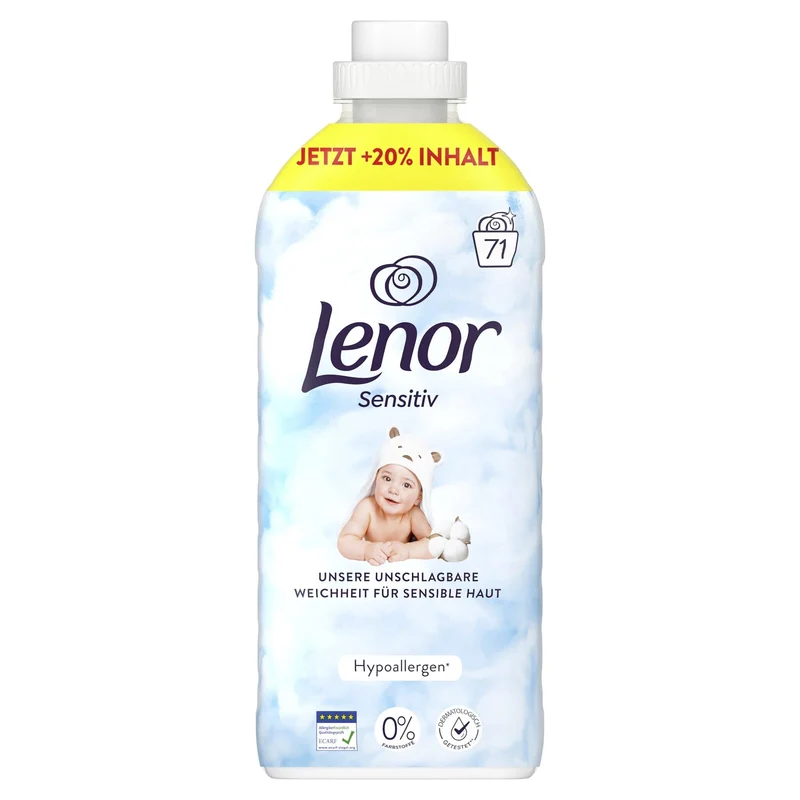 Lenor Weichspüler Sensitiv, 71 und 87 WL