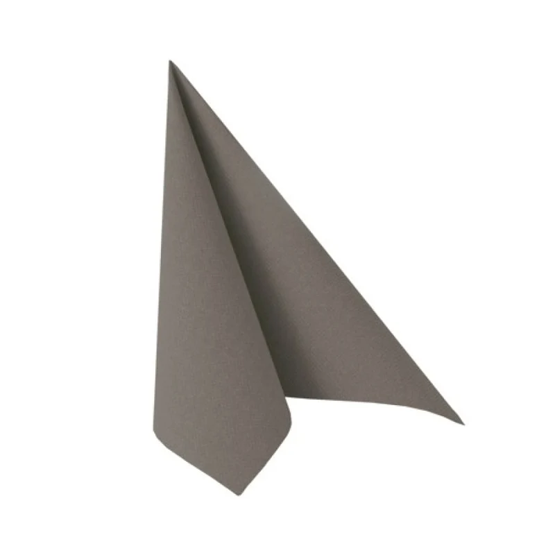 Papstar Servietten ROYAL Collection 1/4-Falz, 40 cm x 40 cm grau
