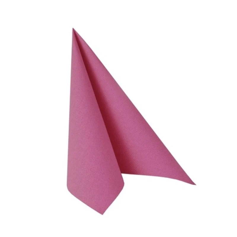 Papstar Servietten ROYAL Collection 1/4-Falz, 40 cm x 40 cm fuchsia