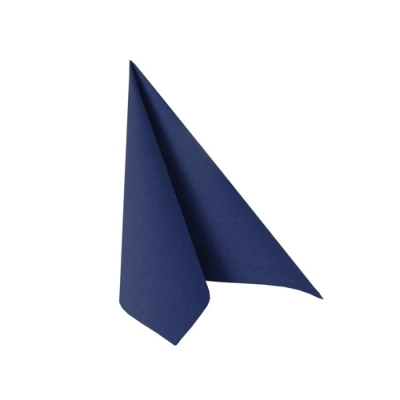 Papstar Servietten, 1/4-Falz, 40 cm x 40 cm dunkelblau