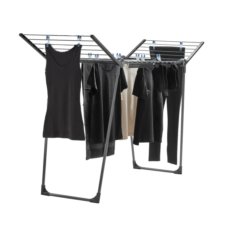 Leifheit Wäscheständer Pegasus 150 Solid Slim Black