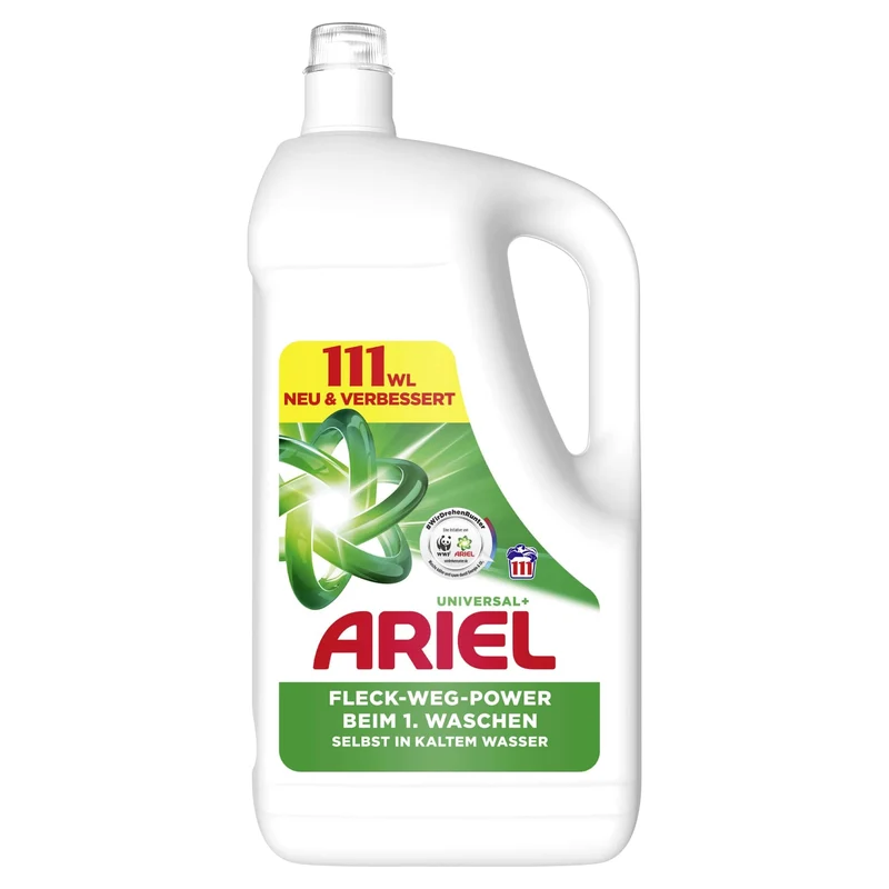 Ariel Universal+ Regulär Flüssigwaschmittel, 0,9 bis 4,995 l