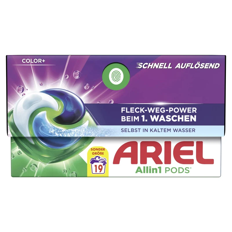 Ariel All-in-1 PODS Color+ Colorwaschmittel, 15 bis 82 Pods