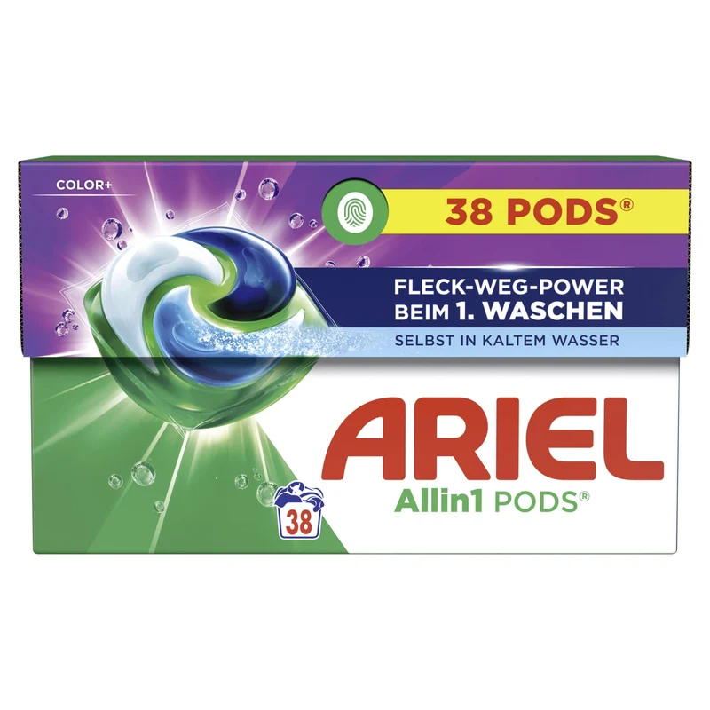 Ariel All-in-1 PODS Color+ Colorwaschmittel, 15 bis 82 Pods