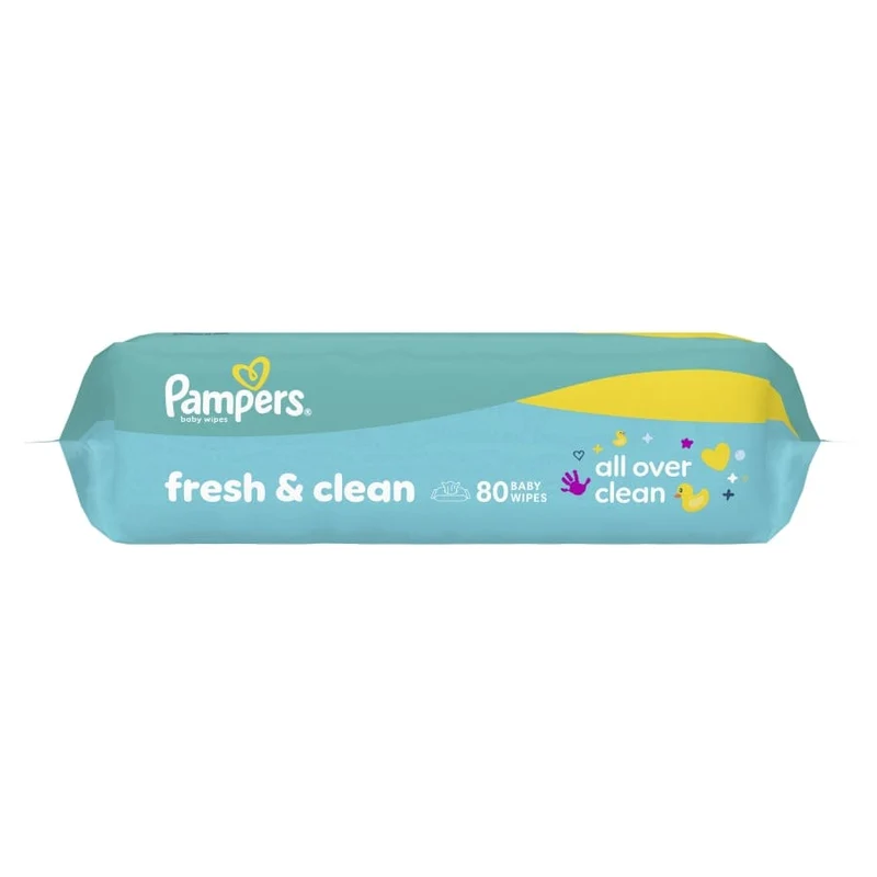 Pampers Fresh Clean Feuchttücher, zart duftend