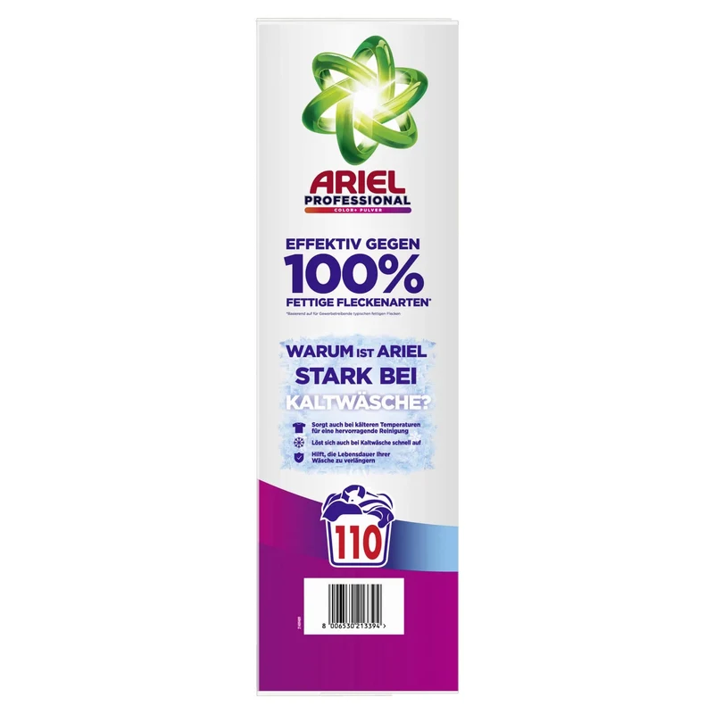 Ariel Professional Color+ Pulverwaschmittel, 110 und 140 Waschladungen