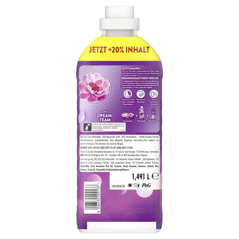 Lenor Weichspüler Amethyst Blütentraum, 38 und 71 WL